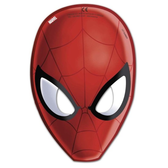 Maska Spiderman - 6 ks - S85179