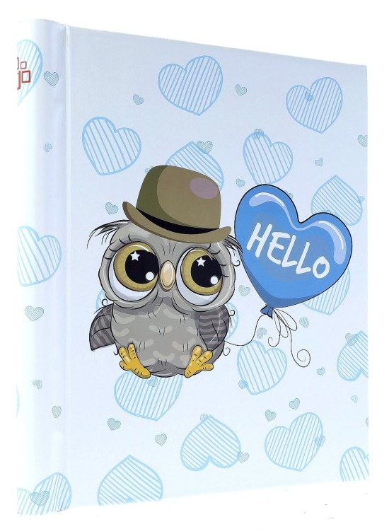 Fotoalbum samolepicí - 10 listů - DRS10 Hello Owl blue