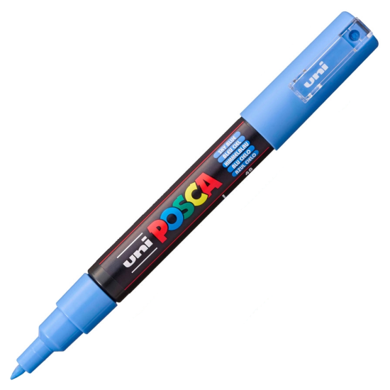 Akrylový popisovač Posca PC-1M - 0,7–1 mm - nebesky modrá (48) - P285205000