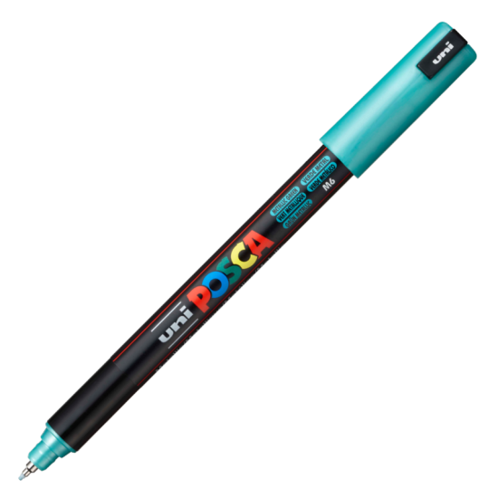 Akrylový popisovač Posca PC-1MR - 0,7 mm - metalická zelená (M6) - P289843000