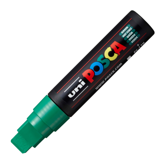 Akrylový popisovač Posca PC-17K - 15 mm - zelená  (6) - P300244000