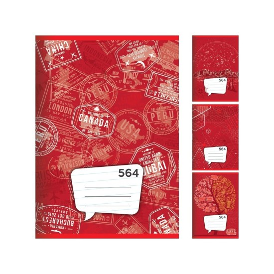 Školní sešit 564 - A5, linkovaný, 60 listů - 16564