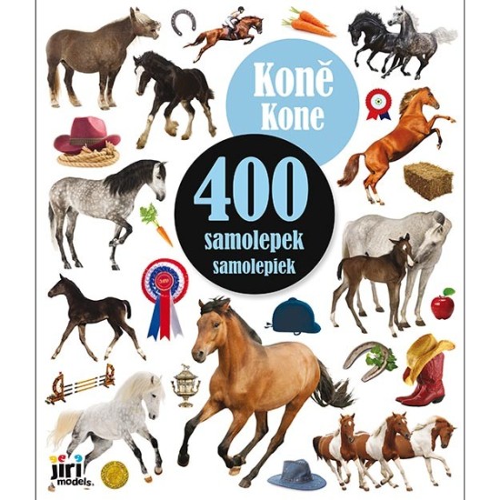 400 samolepek - Koně - 4119-9