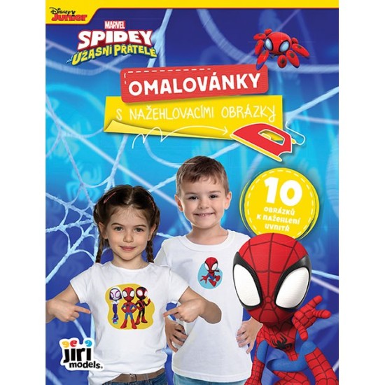 Omalovánky s nažehlovacími - Spidey - 4057-4