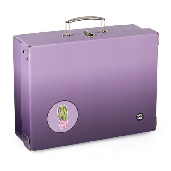 Kufřík lamino hranatý A4 OXY NEXT - Ombre Purple - 6-06825
