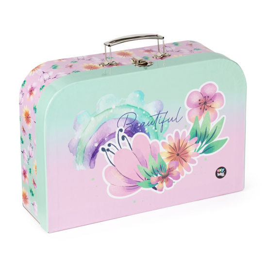 Kufřík lamino 34 cm - Flowers - 6-08225