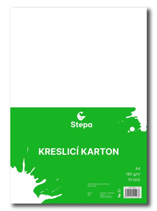 Kreslicí karton A4 - 220 g/m2 - 10 ks