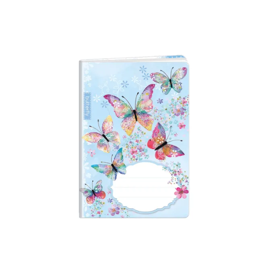 Školní sešit 644 - Butterfly - A6, linkovaný, 40 listů - 1598-0303-2