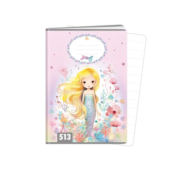 Školní sešit 513 - Mermaid - A5, linkovaný, 10 listů - 1594-0412
