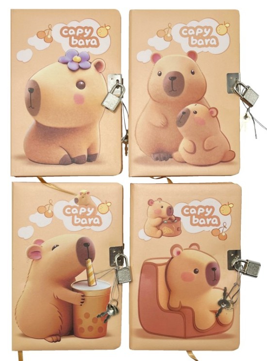 Bloček Capybara B6 - linkovaný - 80 listů - PK59-19