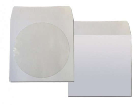 Papírová obálka na CD bez okna 124 x 124 mm - 100 ks