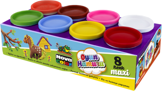 Modelovací hmota NC-4150 Play Dough 8 x 130g