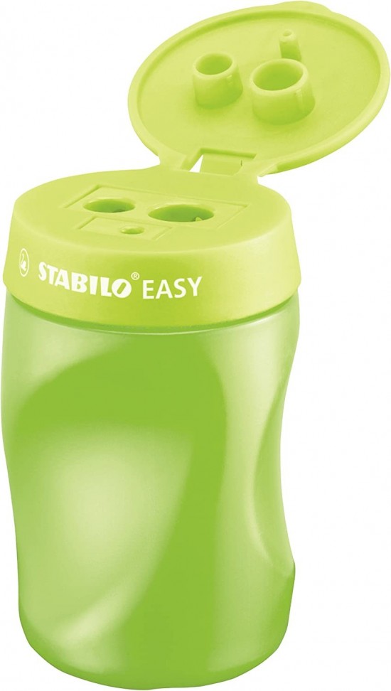 Ořezávátko Stabilo - Easy Sharpener - pro praváky - zelená - 4502/4