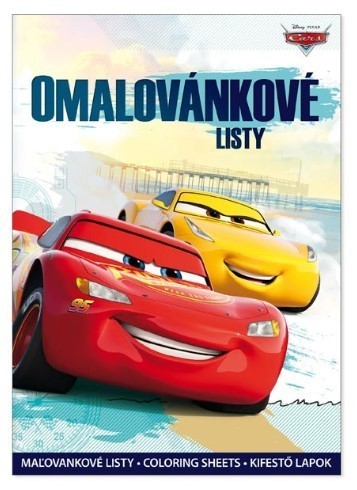 Omalovánky A4 - Disney Cars - 5300991