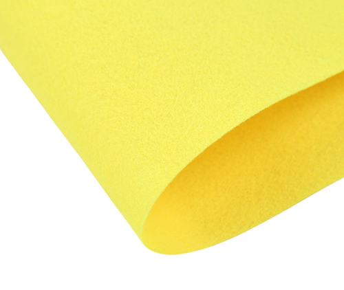 Filc dekorační - žlutá - YC-635