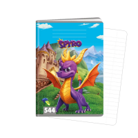 Školní sešit 544 - Spyro - A5, linkovaný, 40 listů - 1595-0359