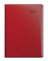 Denní diář Goliáš - Vivella - A4 - bordó - BDG6-3-24
