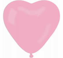 Nafukovací balónky srdce - růžové - 50 ks - 410610