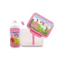 Set Zdravá lahev 0.5 l + Zdravá sváča - Princezna a jednorožec - 0550/8995311