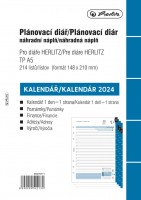 Náplň do kroužkového diáře A5 - 2024 - denní - 60078771