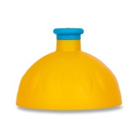 Víčko na Zdravou lahev - tmavě žluté s modrou zátkou - 0550/8980267