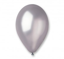 Balónky nafukovací METAL - stříbrné - 100 ks - GM90/38