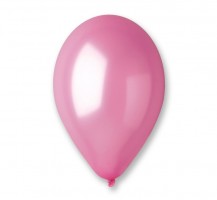 Balónky nafukovací METAL - růžové - 100 ks - GM90/33