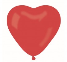 Nafukovací balónky srdce - červené - 50 ks - 410608