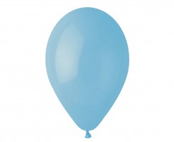 Balónky nafukovací - baby modrá - 100 ks - G90/72