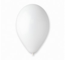 Balónky nafukovací - bílé - 100 ks - G90/01