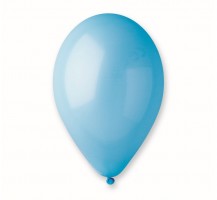 Balónky nafukovací - sv. modré - 100 ks - G90/09