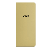 Týdenní diář PVC - Metallic zlatá - 8-69523