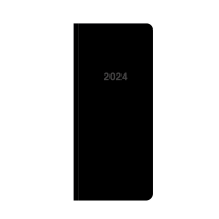 Měsíční diář PVC - Black - 8-61123