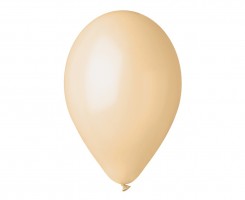 Balónky nafukovací - sv. hnědé - 100 ks - GM90/69