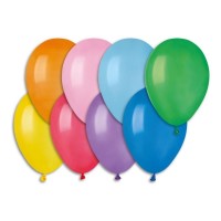 Nafukovací balónky - barevný mix - 21 cm - 20 ks - PA80