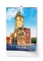 Nástěnný kalendář - Praha - A3 - BNK1-24