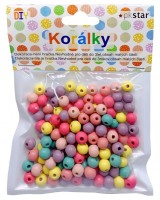 Dřevěné korálky - 8 mm - 130 ks - PK510-26