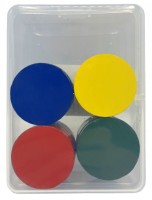 Magnety 30 mm - barevné - 20 ks - PK73-25