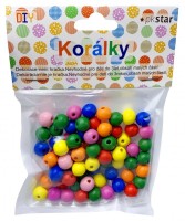 Dřevěné korálky - 10 mm - 70 ks - PK510-34