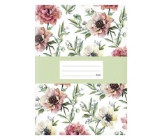 Školní sešit 544 - Květiny - A5, linkovaný, 40 listů - 7520254 