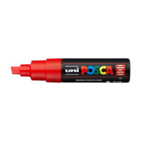 Akrylový popisovač Posca PC-8K - 8 mm - červená -P30052500 
