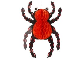 Dekorace závěsná Halloween-pavouk 24 x 33 cm - 24243