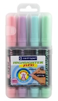Sada zvýrazňovačů Flexi pastel - 4 ks - 8542/4