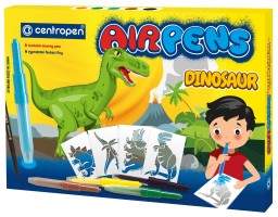 Foukací fixy AirPens Dinosaur - 1500/5+1