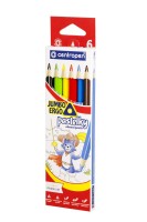 Trojhranné jumbo pastelky Centropen - 6 ks - 9522/6