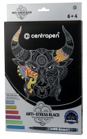 Černé omalovánky Anti-Stress Black - 9390