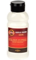 Akrylová barva - bílá - 500 ml - 0162710051LP