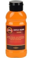 Akrylová barva - oranžová světlá - 500 ml - 0162722051LP