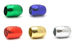 Stuha 5 mm x 20 m - metal - různé barvy