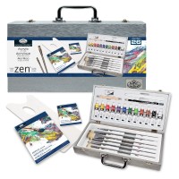 Sada akrylových barev v dřevěném kufříku ZEN - RZEN-ACR5301
